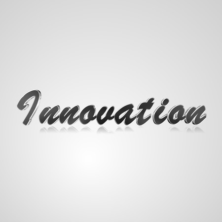 3d text for business and website design. With central word Innovationの写真素材