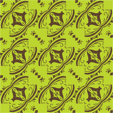 Attractive vector seamless patterns. Texture for printing onto fabric, paper, scrap booking. Abstract flower, shape. Classy feminine background. Retro and vintage.のイラスト素材