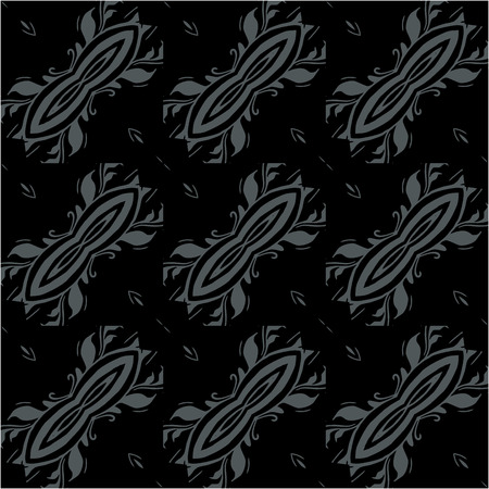 Attractive vector seamless patterns. Texture for printing onto fabric, paper, scrap booking. Abstract flower, shape. Classy feminine background. Retro and vintage.のイラスト素材