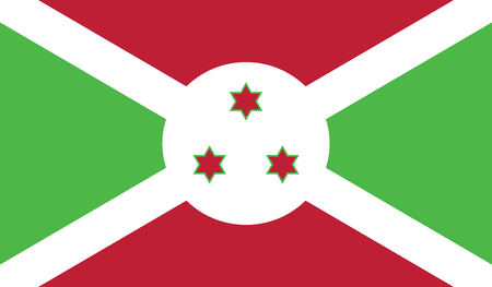 Burundi flag vector illustration. のイラスト素材