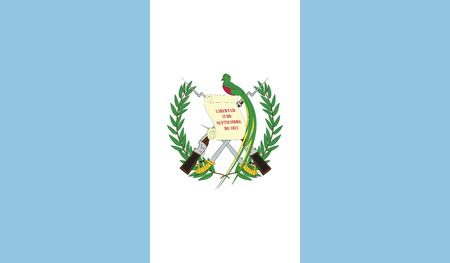 Guatemala.vector flag of the independent stateのイラスト素材