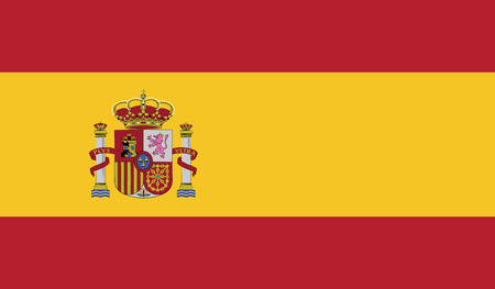 Spain.vector flag of the independent stateのイラスト素材