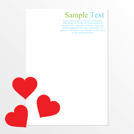 Valentine. Love. Valentine's Day postcard. Love concept for mother's day and valentine's day. Happy Valentine's day hearts on wooden background.のイラスト素材