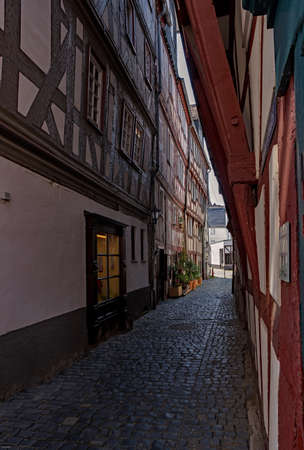 Old town of Herborn in Hesse, Germanyの写真素材