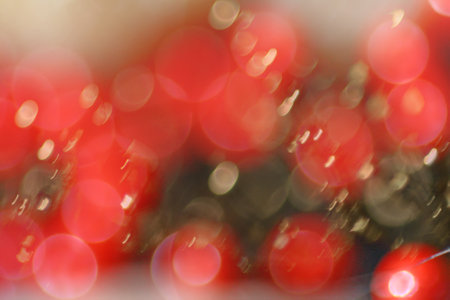 Christmas bokeh background, defocused lights. Abstract Christmas background.