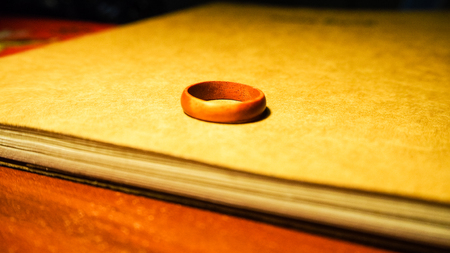 Handmade wooden ring