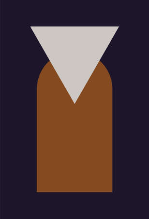 Abstract art background with watercolor vector spot elements. brush texture decoration with artistic acrylic poster design. Boho abstraction.のイラスト素材