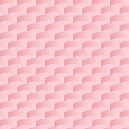 seamless pattern geometric 3d pink colorのイラスト素材