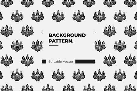 japanese pattern background vector history family crests toyotomiのイラスト素材