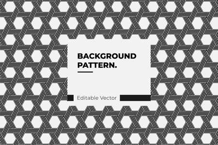 abstract background seamless pattern minimal line hexagonal style art - pattern illustration eps10...