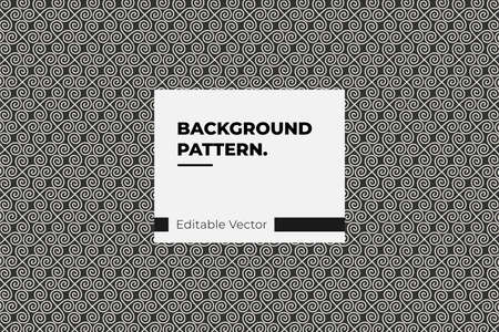 Abstract geometric black and white seamless pattern
