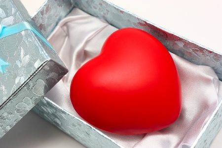 Heart in a boxの写真素材