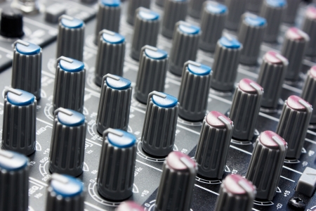 Audiomixer control panelの写真素材