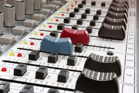 Soud mixer control panelの写真素材