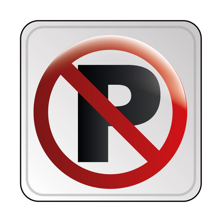 a red signal with a prohibited message in itのイラスト素材