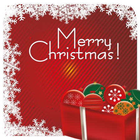 a lot of colored christmas related items with some textのイラスト素材