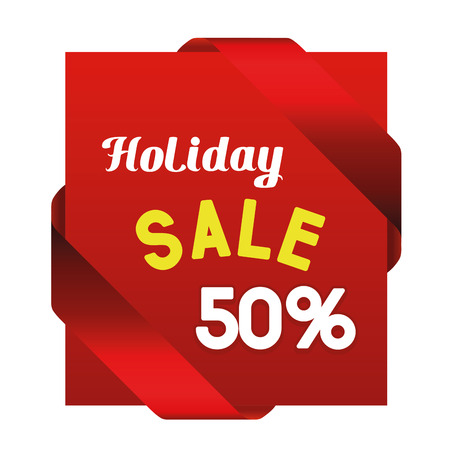 a colored icon with some text for salesのイラスト素材