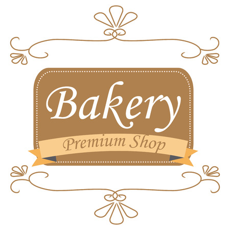 a vintage label with text on a white backgroundのイラスト素材