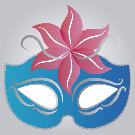 Isolated carnival mask on a background. Vector illustrationのイラスト素材