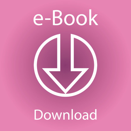 Colored background with an e-book icon. Vector illustrationのイラスト素材