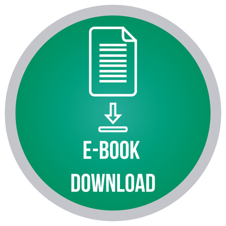 Colored label with an e-book icon. Vector illustrationのイラスト素材