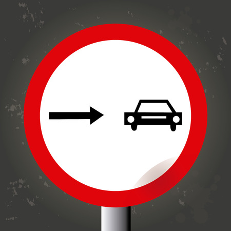 Textured background with an isolated traffic signal. Vector illustrationのイラスト素材