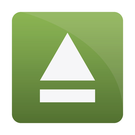 Isolated media button on a white background. Vector illustrationのイラスト素材