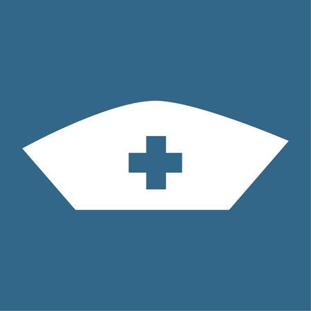 Isolated medical icon on a colored background. Vector illustrationのイラスト素材