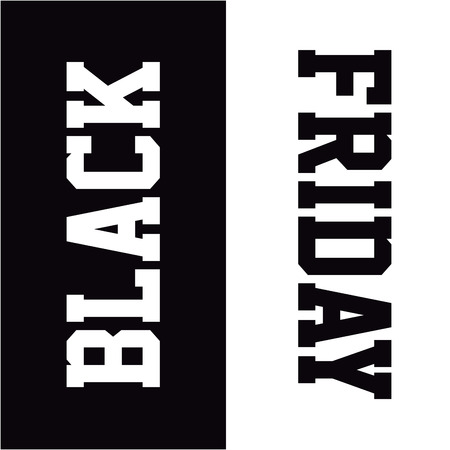 Monochrome background with text for black friday. Vector illustrationのイラスト素材
