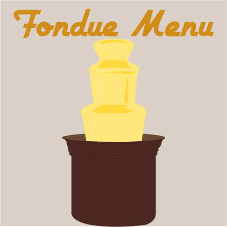 Colored background with hot cheese and text. Vector illustrationのイラスト素材