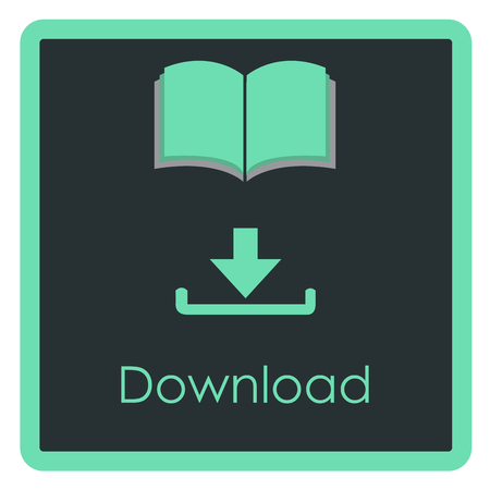 Colored background with an e-book icon. Vector illustrationのイラスト素材