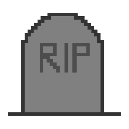 Isolated 8-bit icon on a white backgroundのイラスト素材