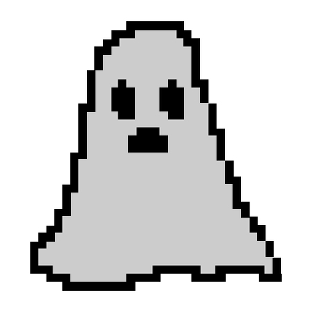 Isolated 8-bit icon on a white backgroundのイラスト素材