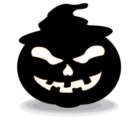 Isolated halloween traditional object on a white backgroundのイラスト素材