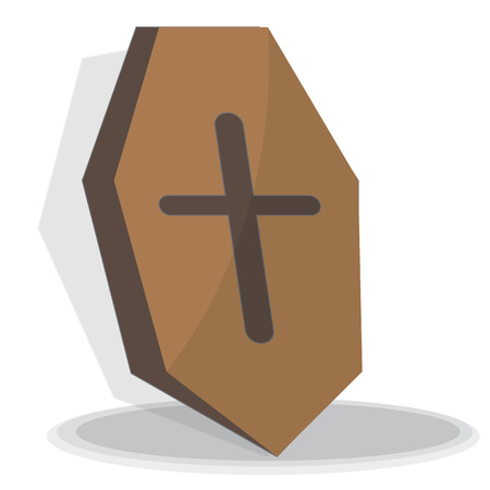 Isolated halloween traditional object on a white backgroundのイラスト素材