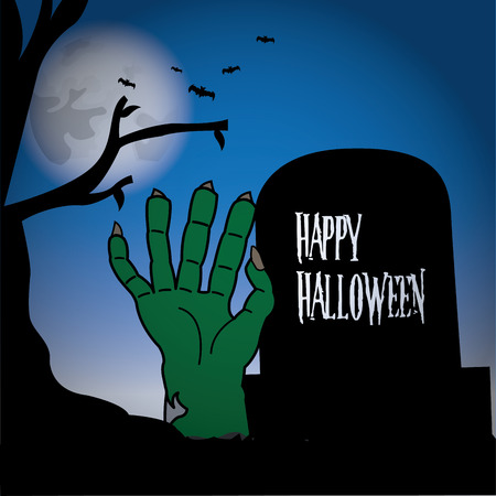 Colored background with traditional elements for halloweenのイラスト素材