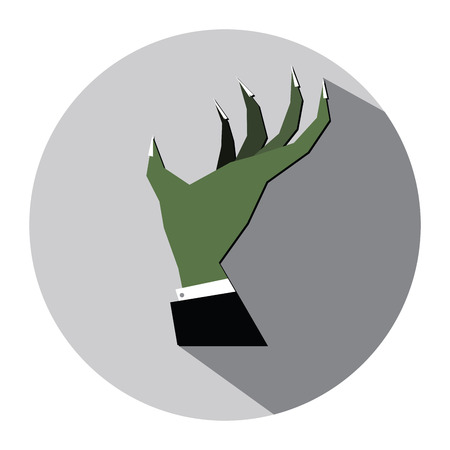 Isolated halloween icon on a white backgroundのイラスト素材