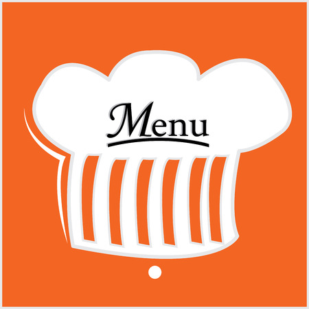 Colored menu design with text and elementsのイラスト素材
