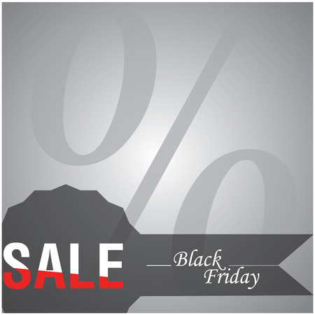 A black friday background with text and iconsのイラスト素材