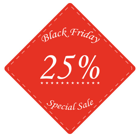 A black friday background with text and iconsのイラスト素材