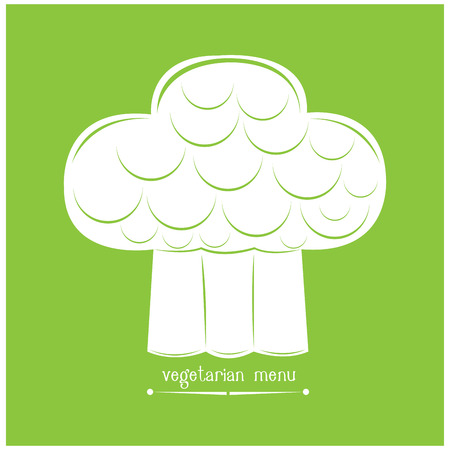 Colored background with an isolated chef hat and textのイラスト素材