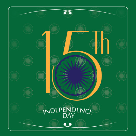 Independence day of India, Vector illustrationのイラスト素材