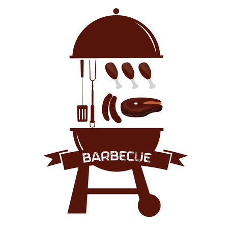 Isolated barbecue label, Vector illustrationのイラスト素材