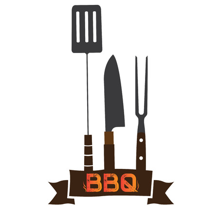 Isolated barbecue label, Vector illustrationのイラスト素材
