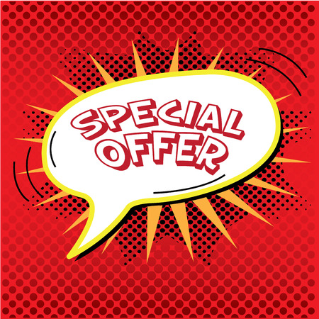 Comic sales, Vector illustrationのイラスト素材