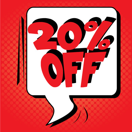 Comic sales, Vector illustrationのイラスト素材