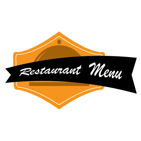 Isolated menu label design with text, Vector illustrationのイラスト素材