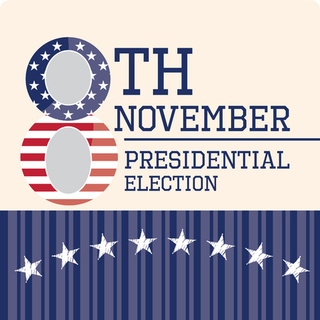 United states of America Election day, Vector illustrationのイラスト素材