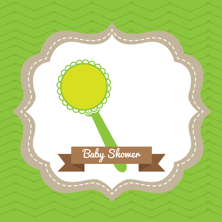 Baby shower graphic design, Vector illustrationのイラスト素材