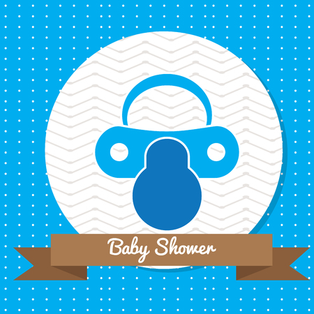 Baby shower graphic design, Vector illustrationのイラスト素材